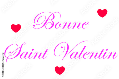Bonne saint valentin