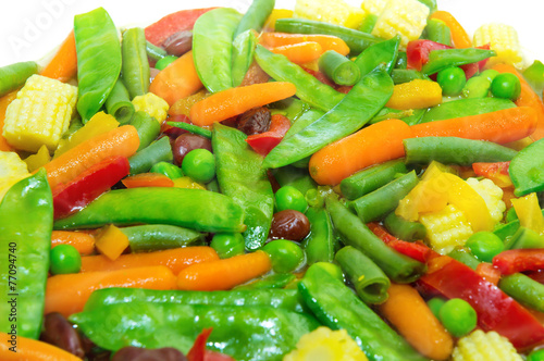 fried mix vegetable