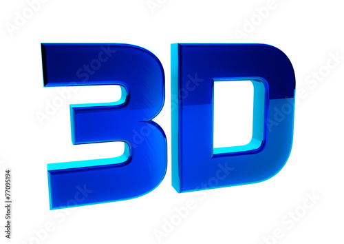 Free Download 3D logo isolated on white background.  3d word - GFXLoad