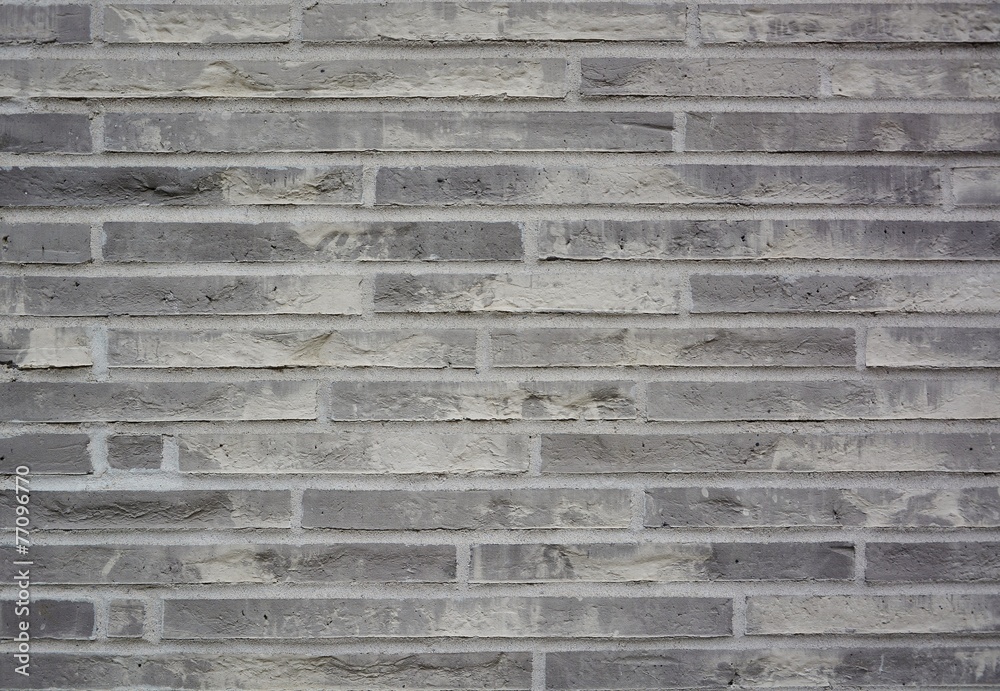 Modern wall in brick-pattern style Modern wall in brick-pattern style