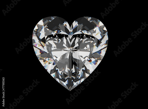 I love you. Heart shape gemstone. Jewelry gems
