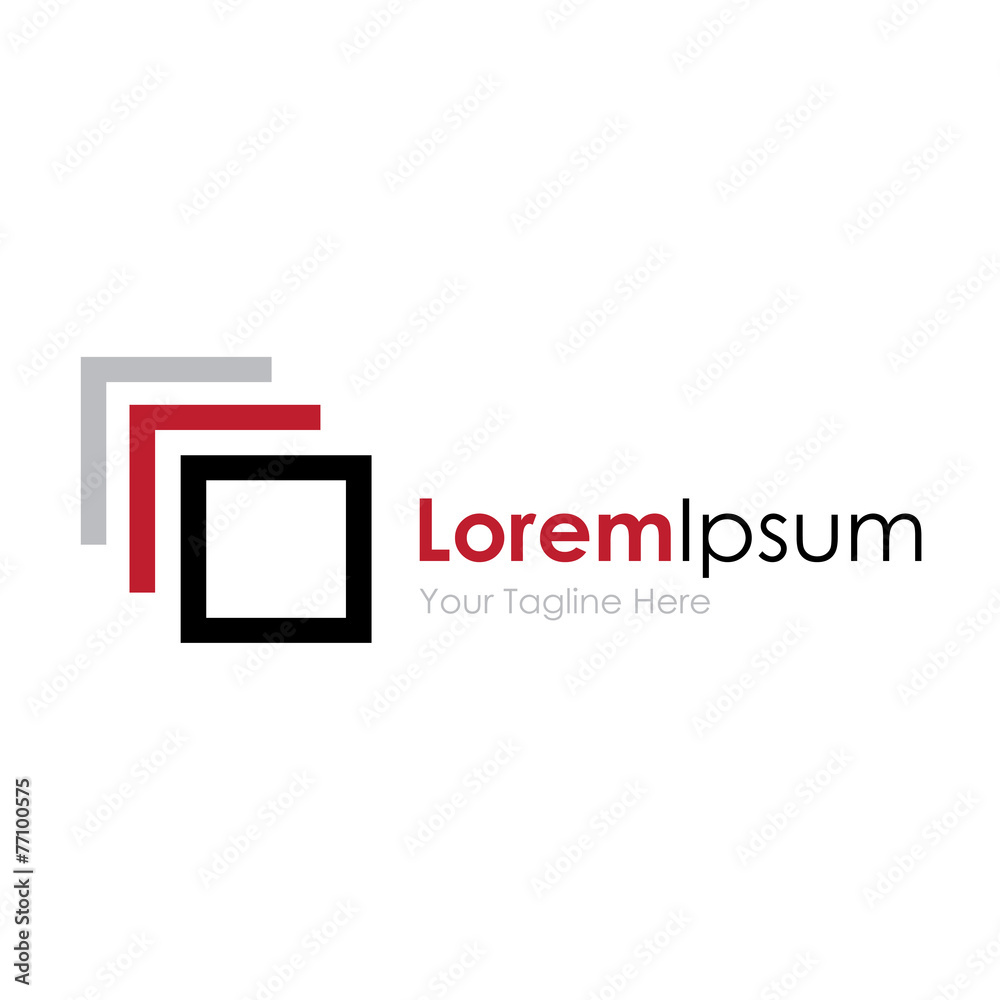 Window opening multi squares element icons business logo Window opening multi squares element icons business logo
