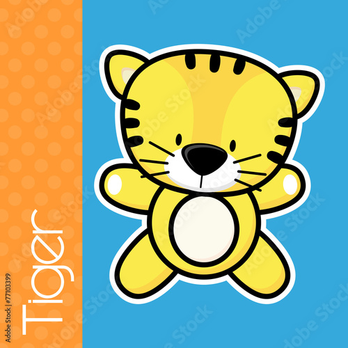 Fototapeta Naklejka Na Ścianę i Meble -  baby tiger