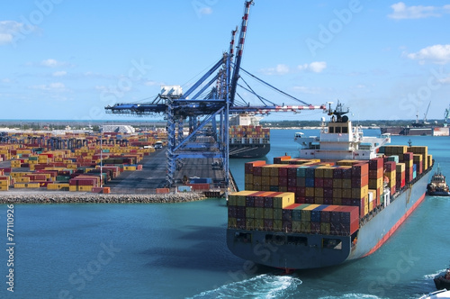 Container Port Ship