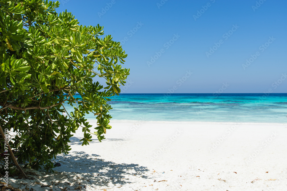Tropical white sand beach paradise of Koh Tachai, Thailand Tropical white sand beach paradise of Koh Tachai, Thailand