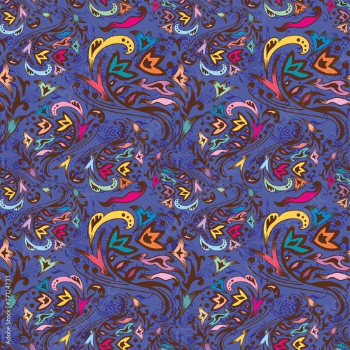 Blue swirl pattern