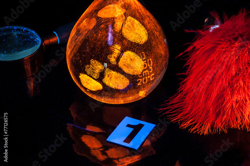 True fluorescence fingerprint.