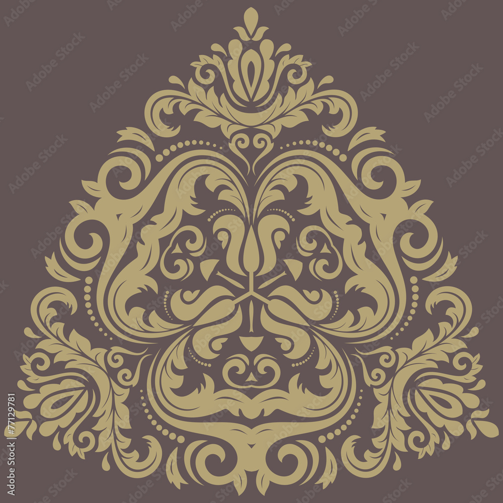 Damask Pattern. Orient Background Damask Pattern. Orient Background
