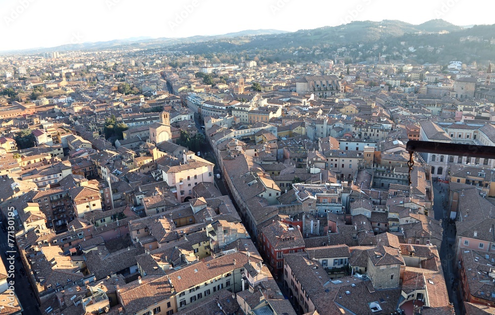 Fantastic panoramic views of the city of Bologna