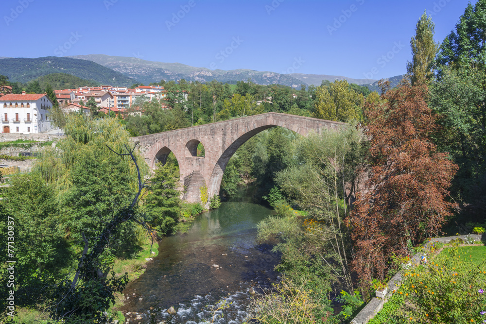 Medieval stone bridge, Sant Joan de les Abadesses
