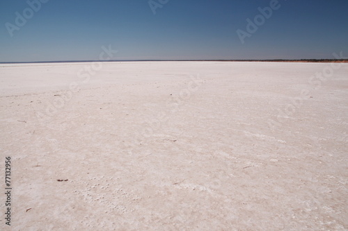 Salt lake in Australian outback