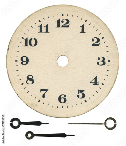 Collection, dial plate and hand
