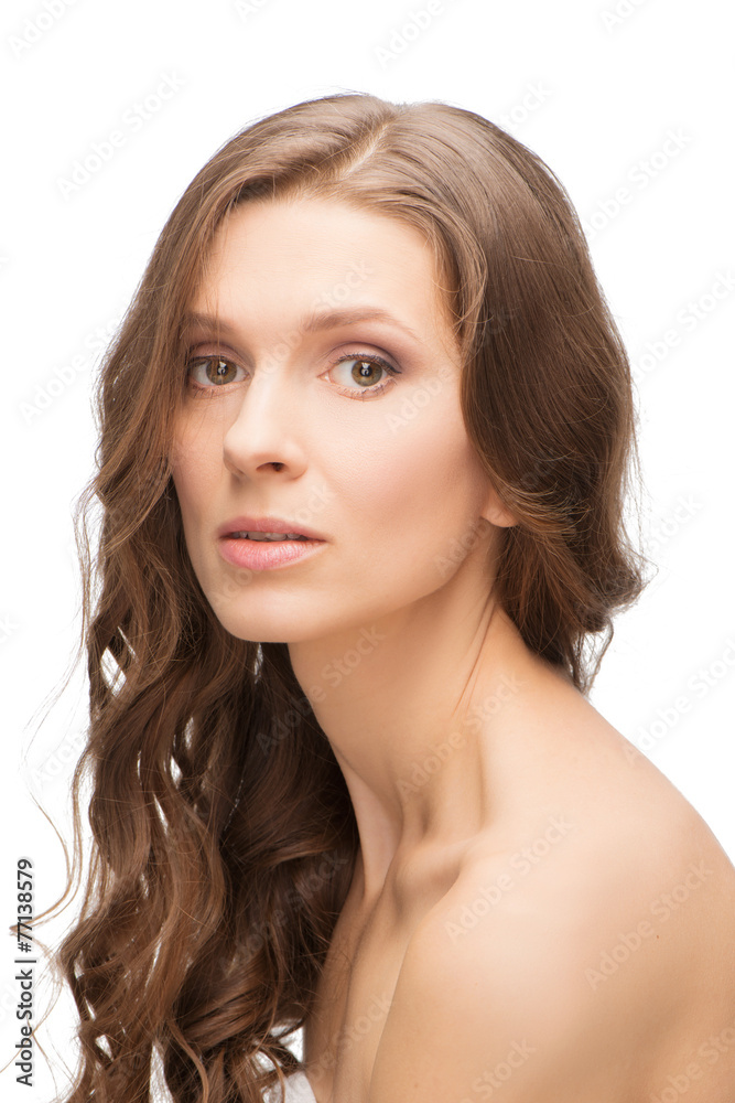 Fototapeta premium Healthy glowing skin Caucasian woman