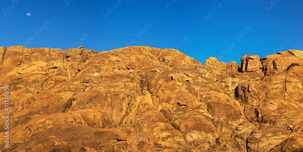 Fototapeta premium View from Moses Mountain Sinai. Egypt.