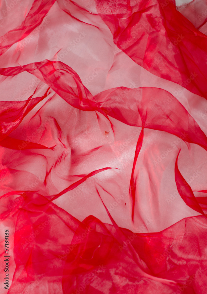 Obraz premium red organza