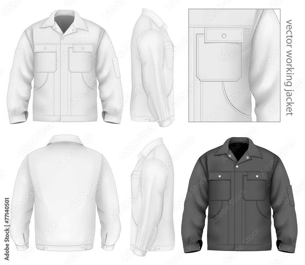 © Eleonora Ivanova - Men work jacket. © Eleonora Ivanova - Men work jacket.
