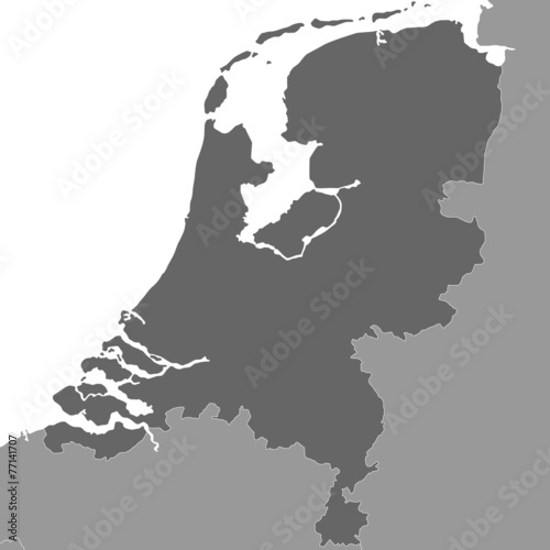 Niederlande in Graustufen