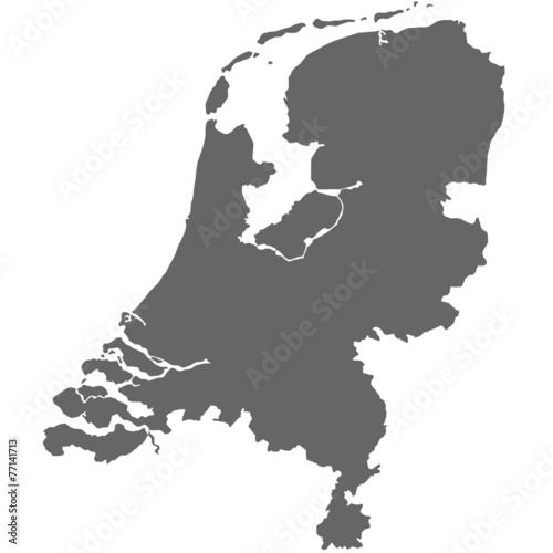 Niederlande in grau