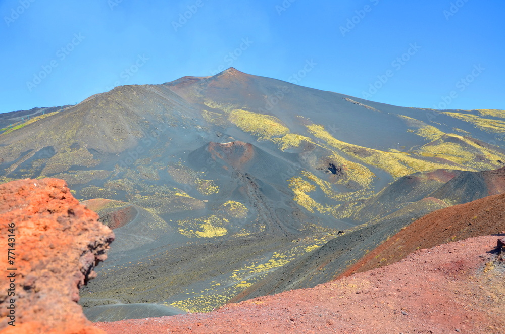 Etna Vulcano cratere