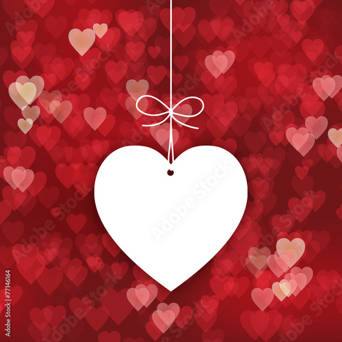 HEART-SHAPED PENDANT (lights hearts valentine’s day)