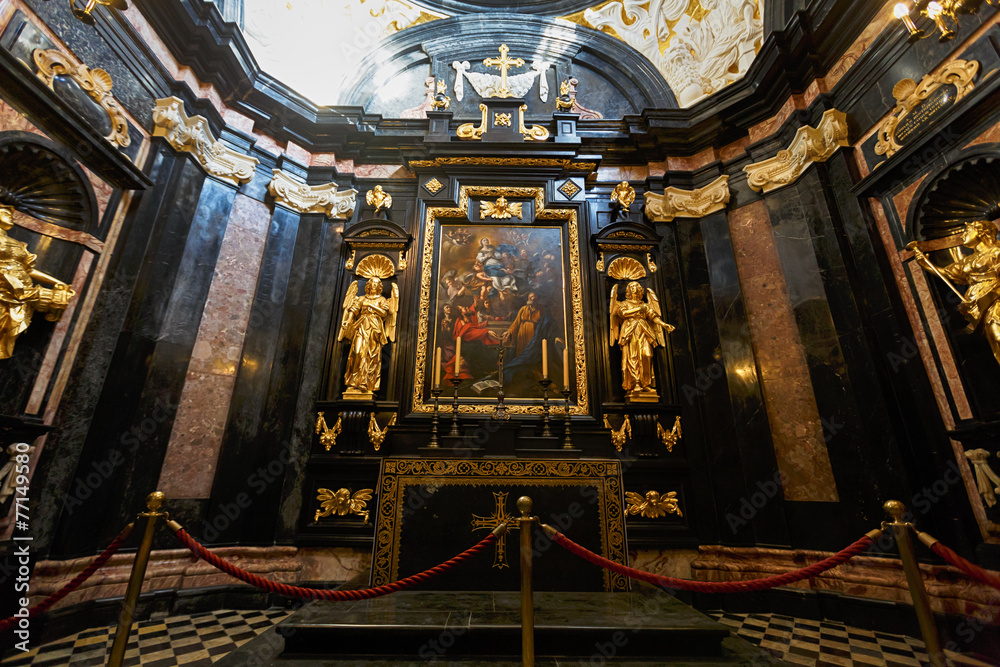 Fototapeta premium Cathedral of Wawel, the part of Wawel Castle complex