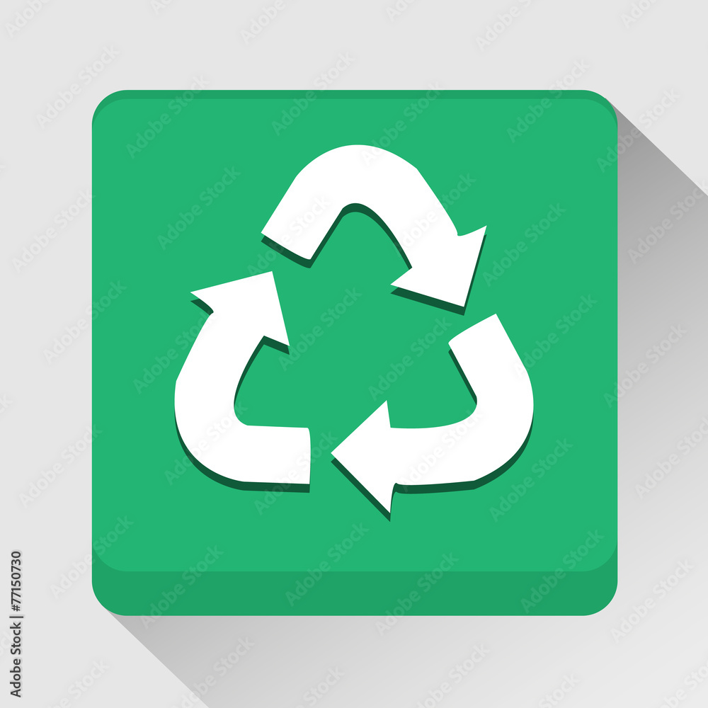 Recycle symbol icon great for any use. Vector EPS10. Recycle symbol icon great for any use. Vector EPS10.
