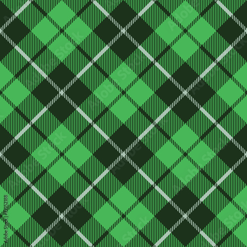 green tartan fabric texture diagonal little pattern seamless
