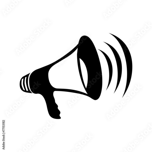 Obraz na płótnie megaphone w salonie