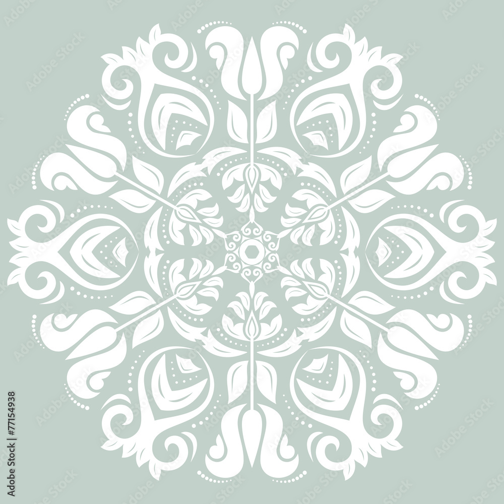 Damask Pattern. Orient Background Damask Pattern. Orient Background