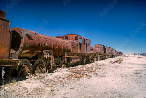 Locomotive graveyard