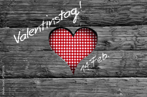 Valentinstag - Holzherz - Alm