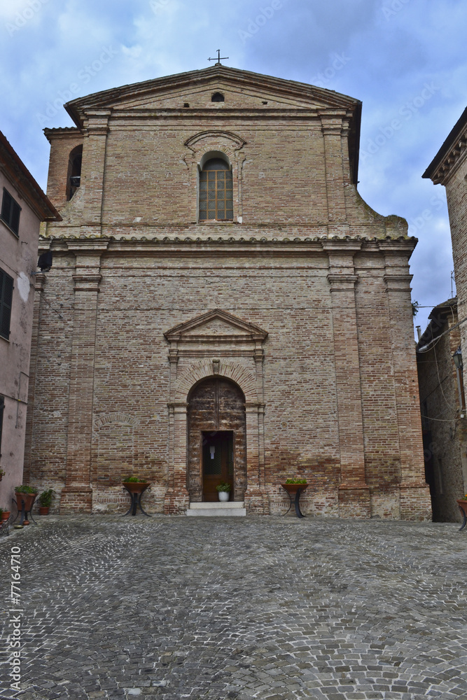 Castelli di Piticchio, Arcevia, Chiesa di San Sebastiano 