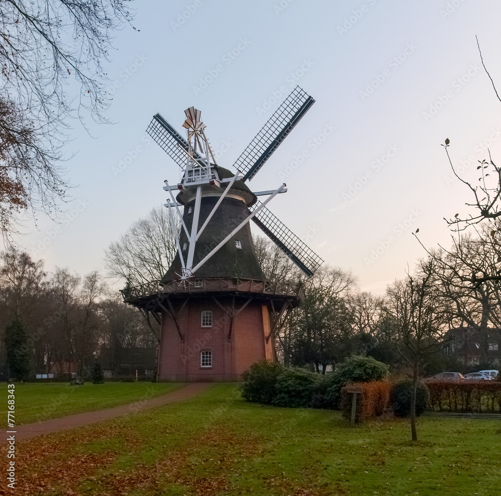 Bad Zwischenahn, windmill in the open-air museum Bad Zwischenahn, windmill in the open-air museum
