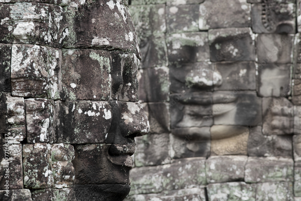 Bayon in Angkor wat Cambogia