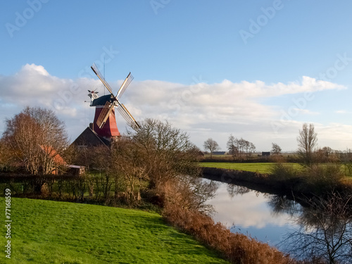 Greetsiel, traditional Windmill