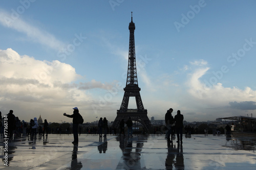 Eiffel Tower on the Champ de Mars in Paris, France. © Vladimir Wrangel