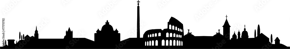 Naklejka premium Skyline Rom