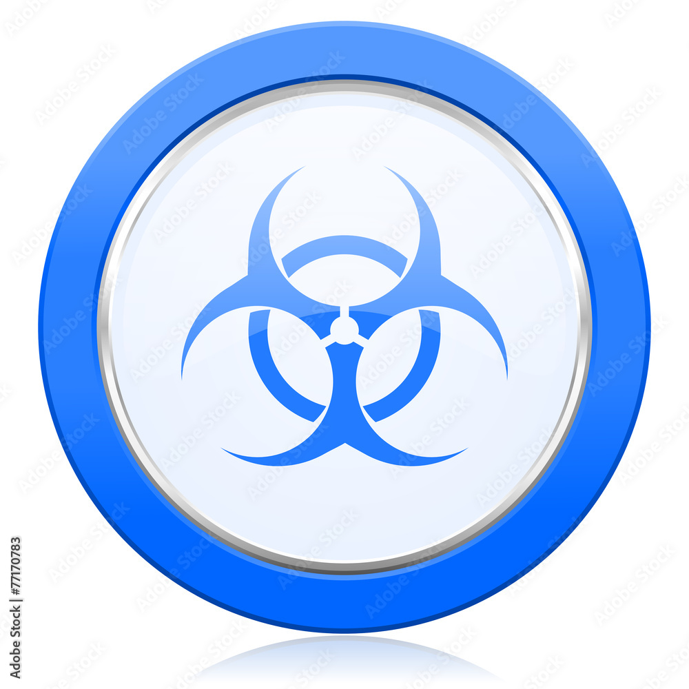 biohazard icon virus sign