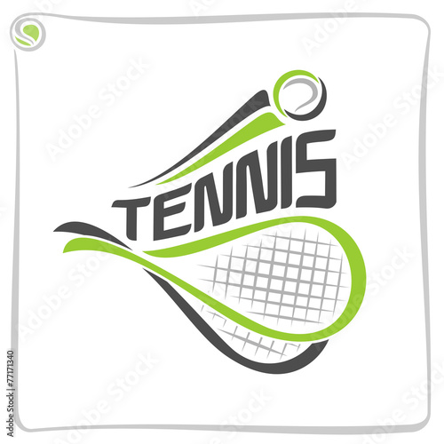 The image on the tennis theme