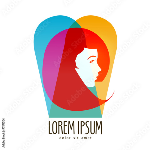 beauty salon vector logo design template. Spa or cosmetic icon.