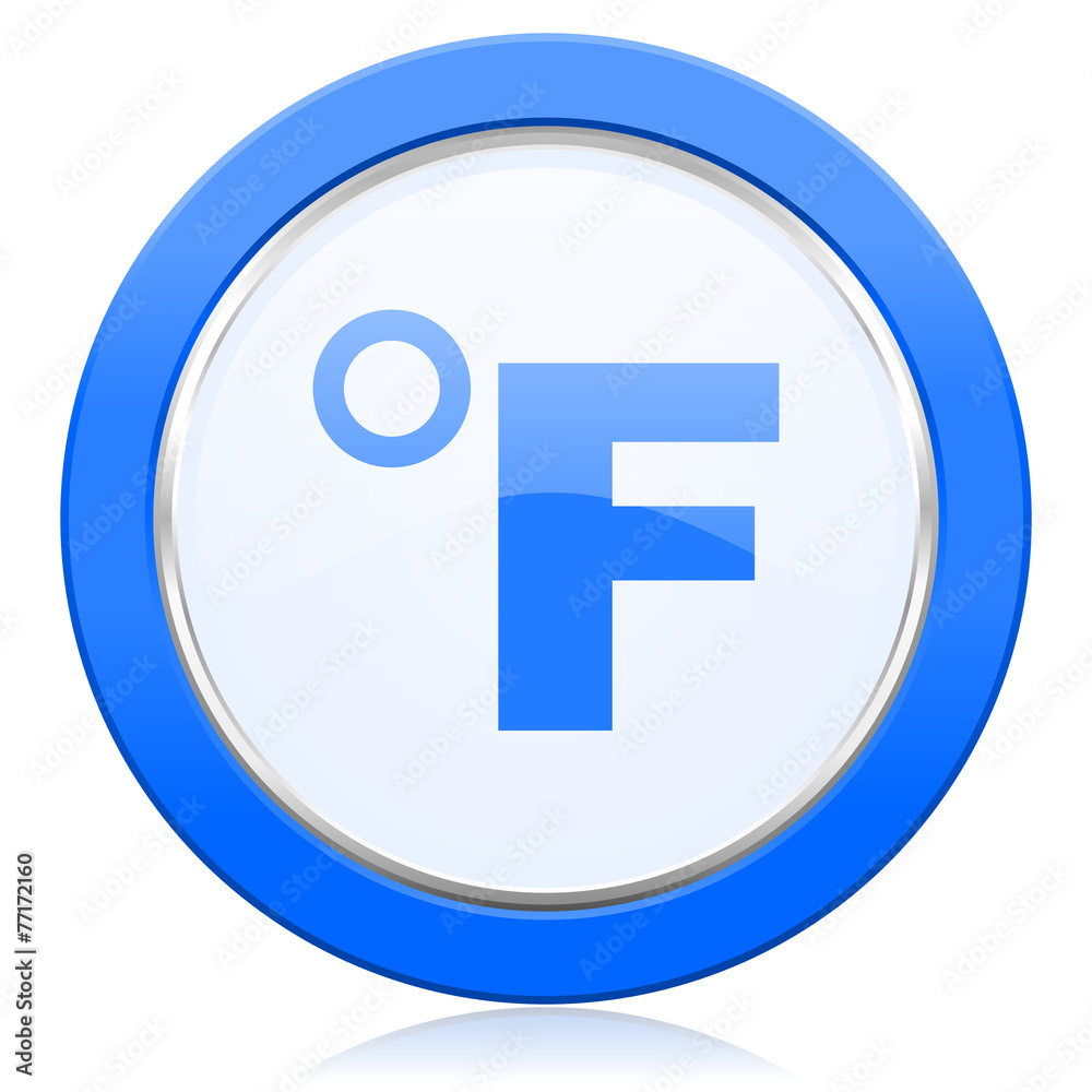 fahrenheit icon temperature unit sign fahrenheit icon temperature unit sign