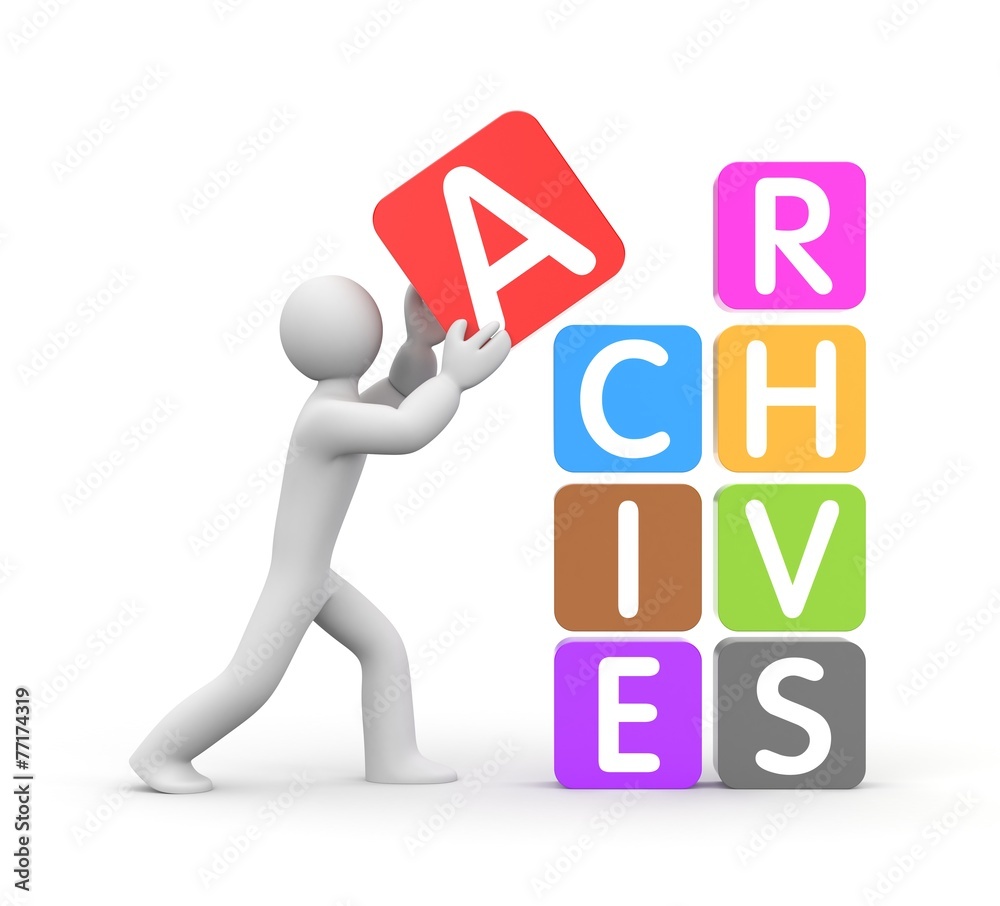 Archive. People working on the archive Archive. People working on the archive