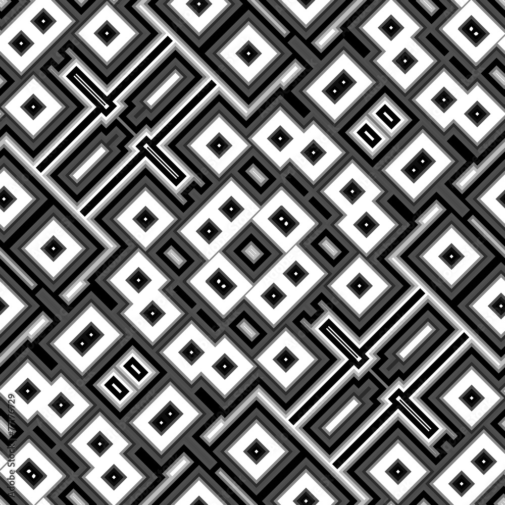 Black and white seamless abstract texture Black and white seamless abstract texture