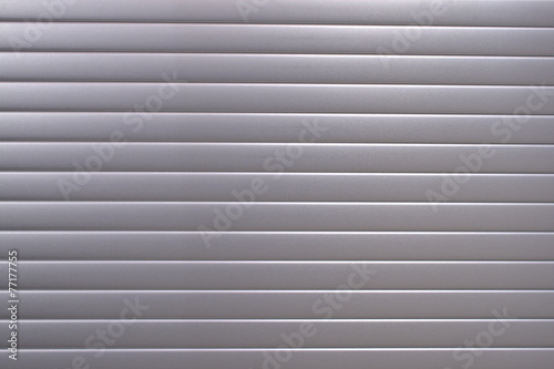 Aluminum shutters as found on modern furniture