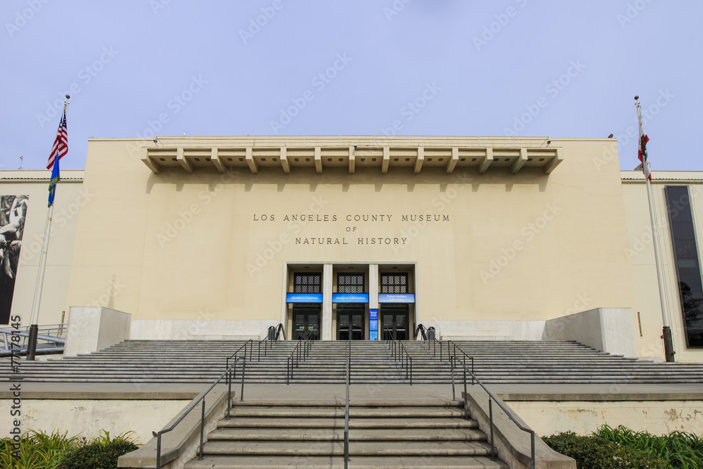 Naklejka premium Natural Museum of Los Angeles