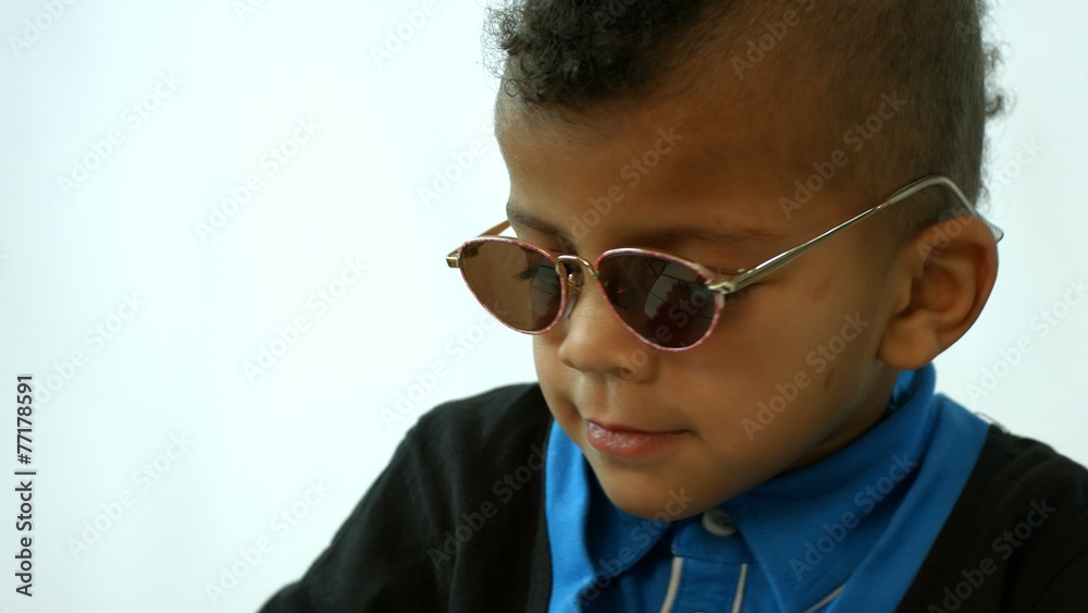 black kid face close up black kid face close up