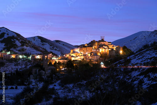 Santo Stefano di Sessanio, one of most beautiful towns in Italy photo