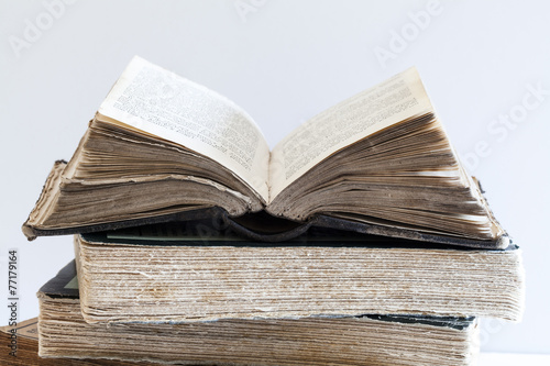 Stack of old books