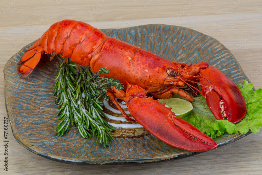 Boiled lobster Boiled lobster