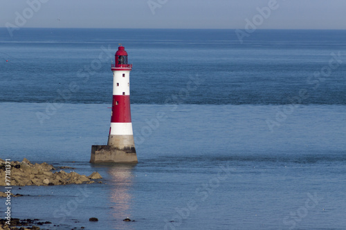 Beachy Head Lighthouse and calm seas